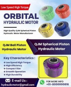 QJM Spherical Piston Hydraulic Motor Manufacturer in Ahmedabad Mumbai Pune Chennai Bangalore Hyderabad Delhi Nashik Kolkata Nagpur Coimbatore India
